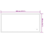 Almohada de piscina de invierno Azul 380 x 180 x 140 cm PVC