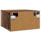 Armario de Noche con cajón Madera envejecida 35 x 35 x 20 cm