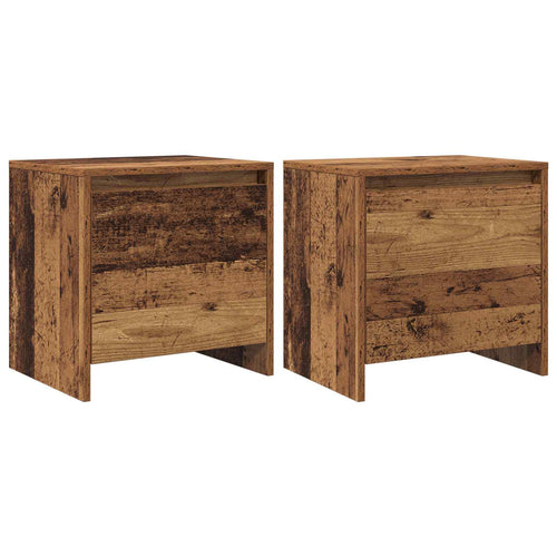 Vintage Wooden Bedside Cabinet 45 x 34 x 44.5 cm