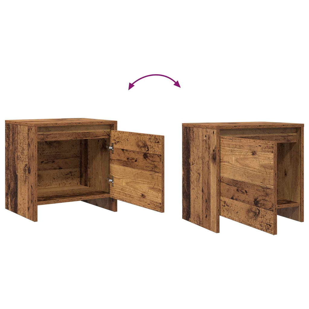 Armario de Noche Madera vieja 45 x 34 x 44,5 cm