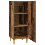 Aparador Madera envejecida 34,5 x 34 x 90 cm