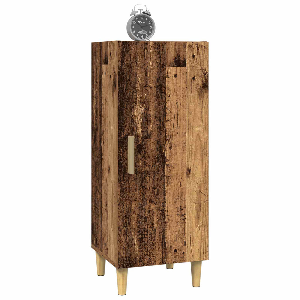 Aparador Madera envejecida 34,5 x 34 x 90 cm