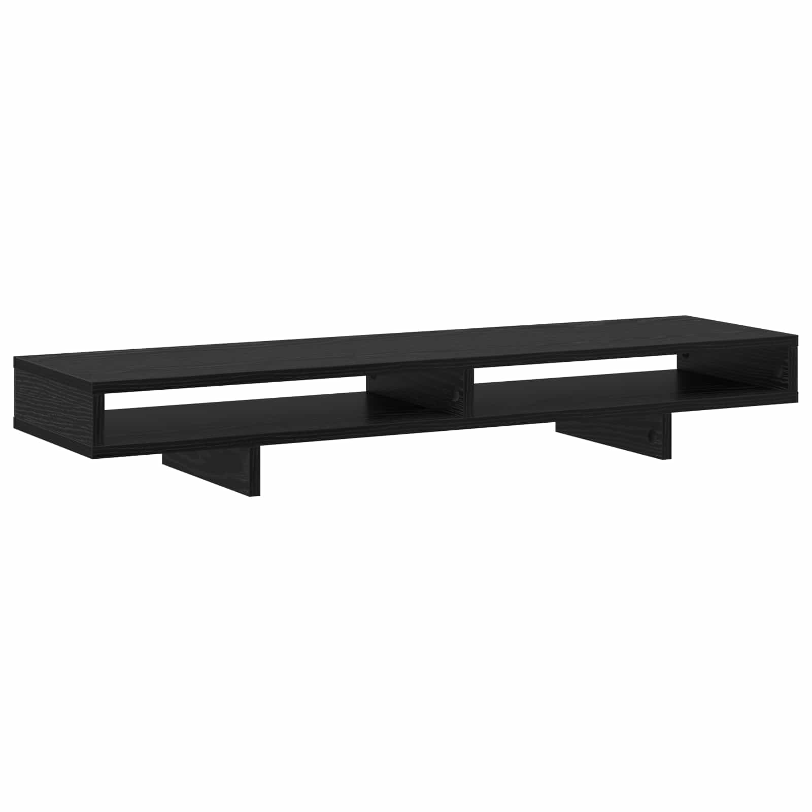 Soporte para Monitor con estante Negro 100 x 27 x 15 cm