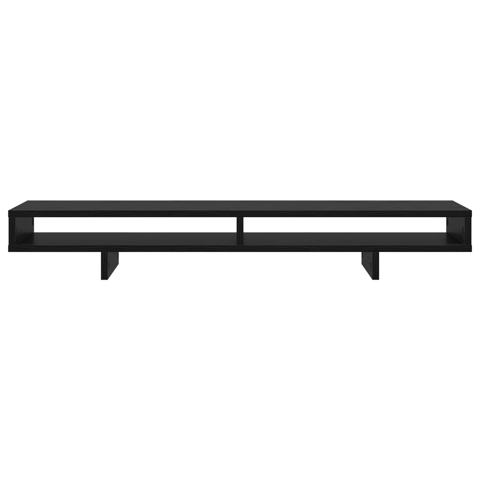 Soporte para Monitor con estante Negro 100 x 27 x 15 cm