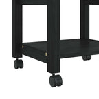 Carro de Cocina MONZA Negro 48 x 40 x 88,5 cm