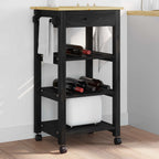Carro de Cocina MONZA Negro 48 x 40 x 88,5 cm