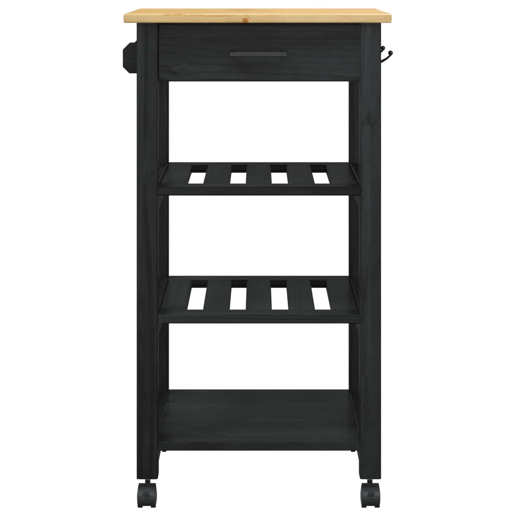 Carro de Cocina MONZA Negro 48 x 40 x 88,5 cm