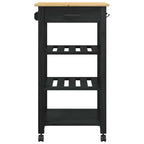 Carro de Cocina MONZA Negro 48 x 40 x 88,5 cm