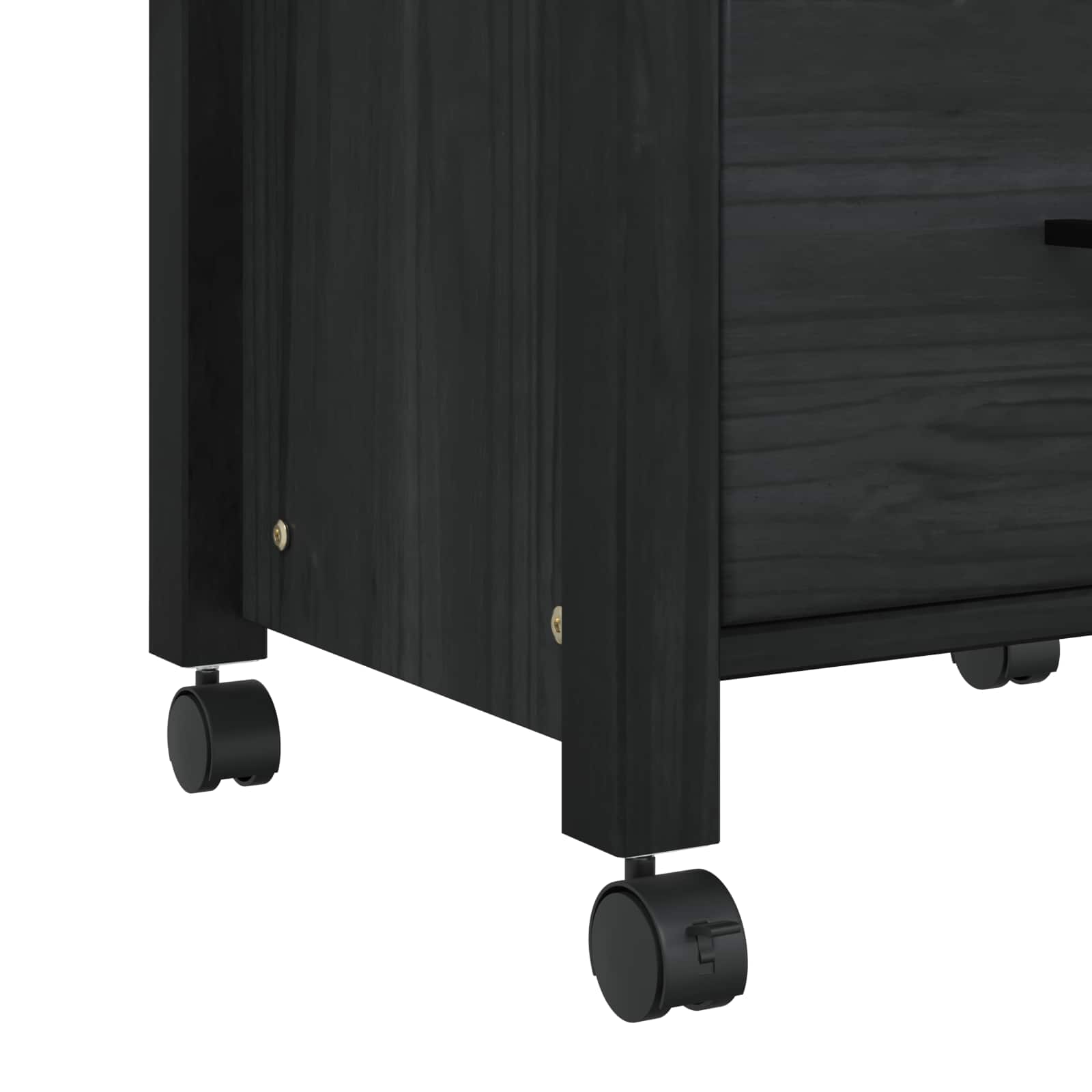 Carro de Cocina MONZA Negro 48 x 40 x 88,5 cm
