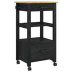 Carro de Cocina MONZA Negro 48 x 40 x 88,5 cm
