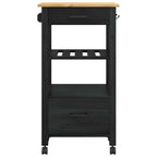 Carro de Cocina MONZA Negro 48 x 40 x 88,5 cm