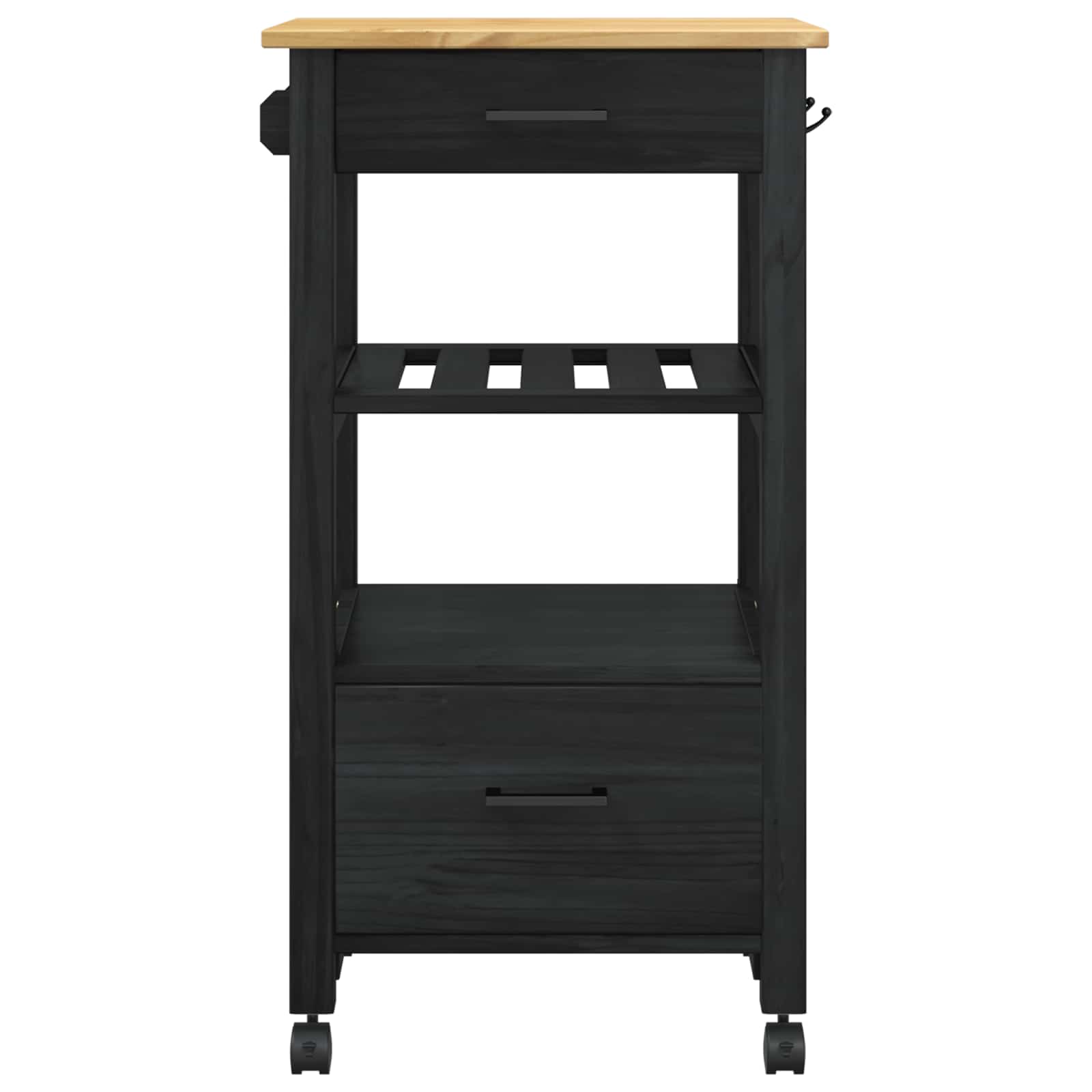 Carro de Cocina MONZA Negro 48 x 40 x 88,5 cm