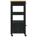 Carro de Cocina MONZA Negro 48 x 40 x 88,5 cm