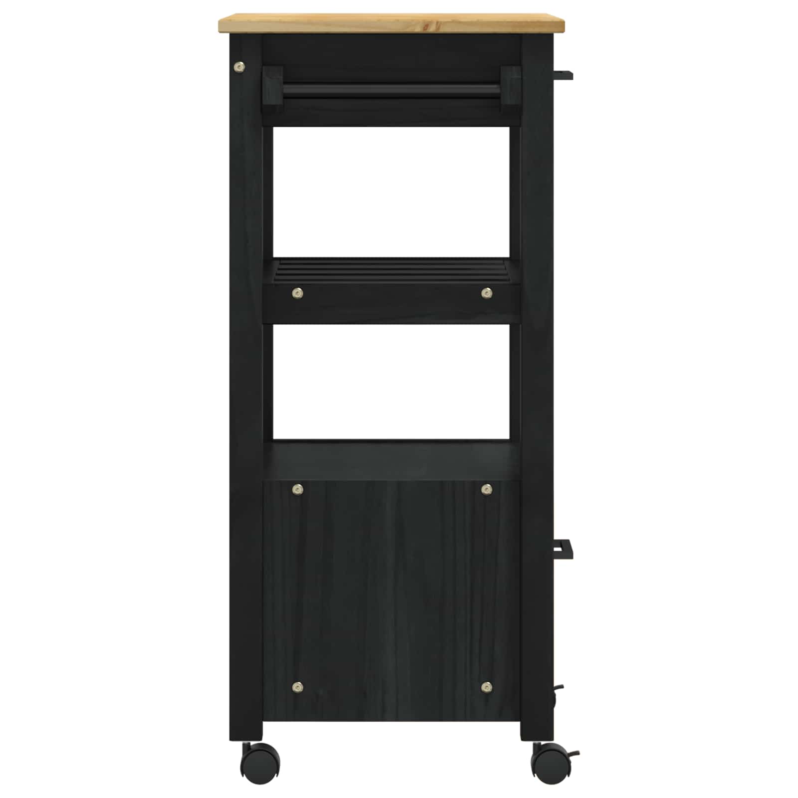 Carro de Cocina MONZA Negro 48 x 40 x 88,5 cm