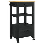 Carro de Cocina MONZA Negro 48 x 40 x 88,5 cm
