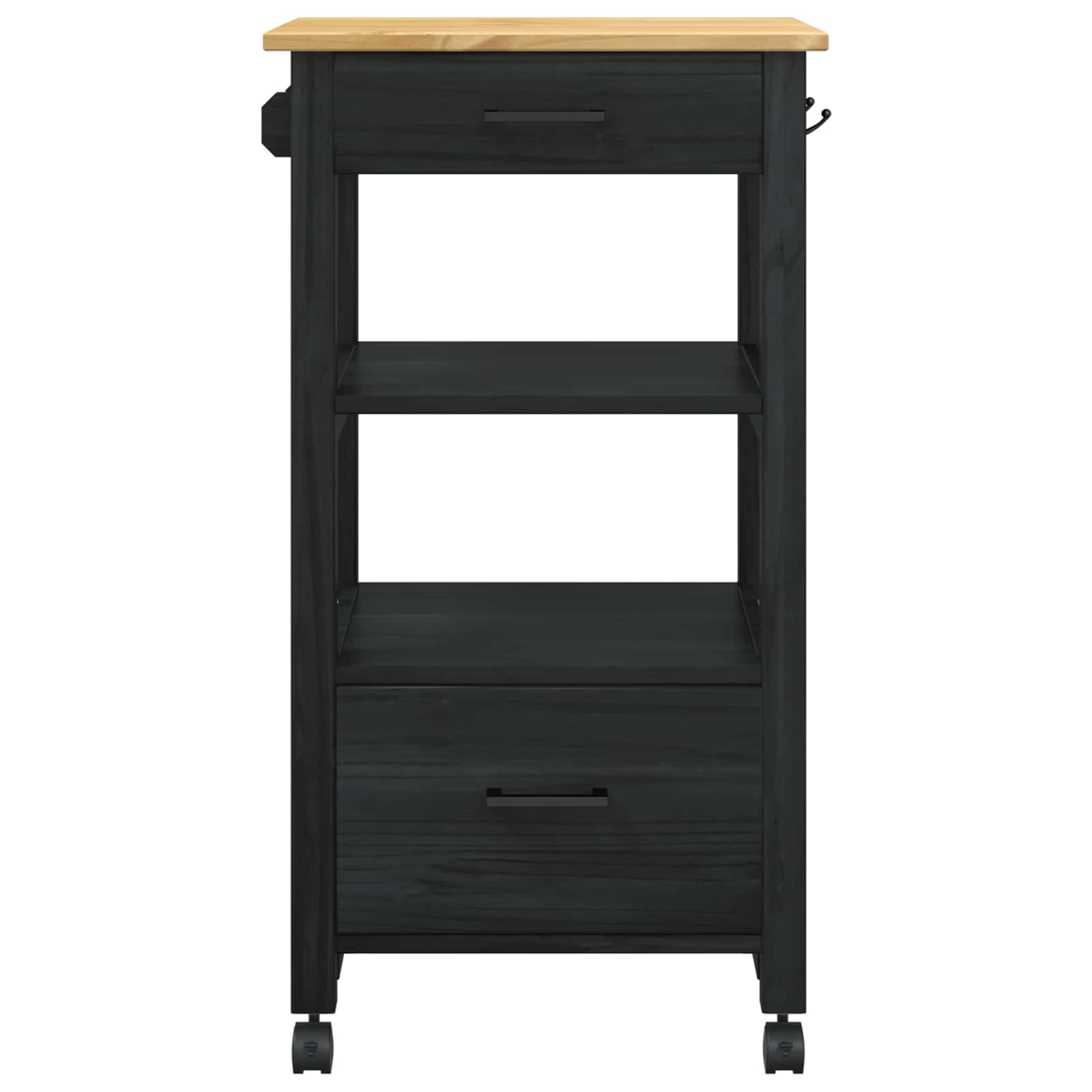 Carro de Cocina MONZA Negro 48 x 40 x 88,5 cm