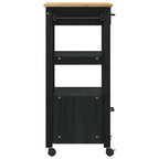 Carro de Cocina MONZA Negro 48 x 40 x 88,5 cm
