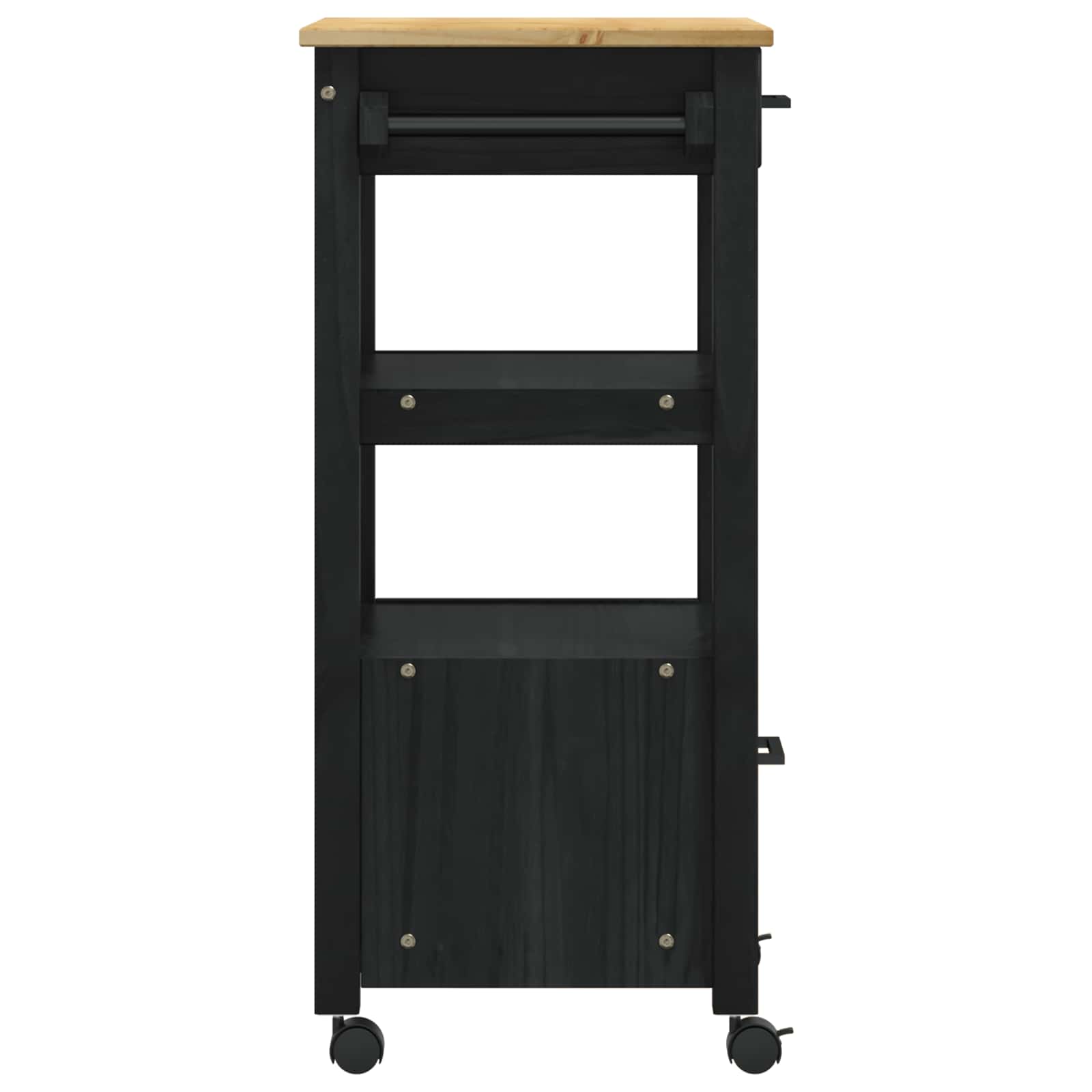Carro de Cocina MONZA Negro 48 x 40 x 88,5 cm