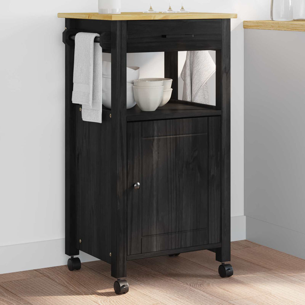 Carro de Cocina MONZA Negro 48 x 40 x 88,5 cm