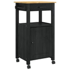Carro de Cocina MONZA Negro 48 x 40 x 88,5 cm
