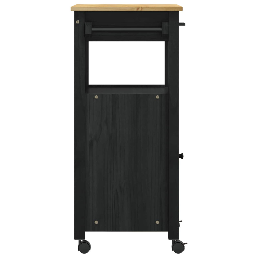 Carro de Cocina MONZA Negro 48 x 40 x 88,5 cm