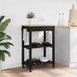 Carro de Cocina MONZA Negro 48 x 40 x 88,5 cm