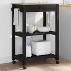 Carro de Cocina MONZA Negro 60 x 40 x 88,5 cm