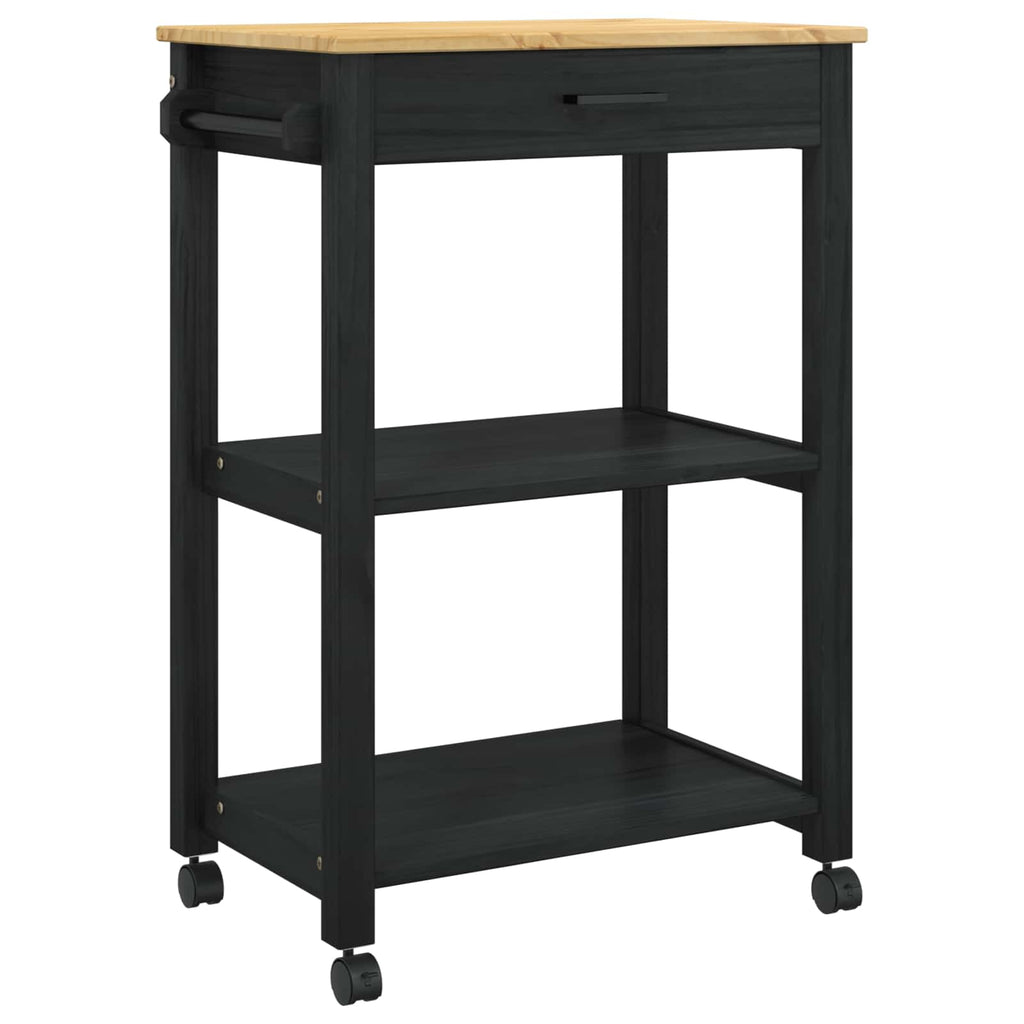 Carro de Cocina MONZA Negro 60 x 40 x 88,5 cm