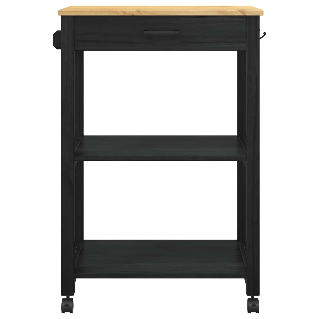 Carro de Cocina MONZA Negro 60 x 40 x 88,5 cm