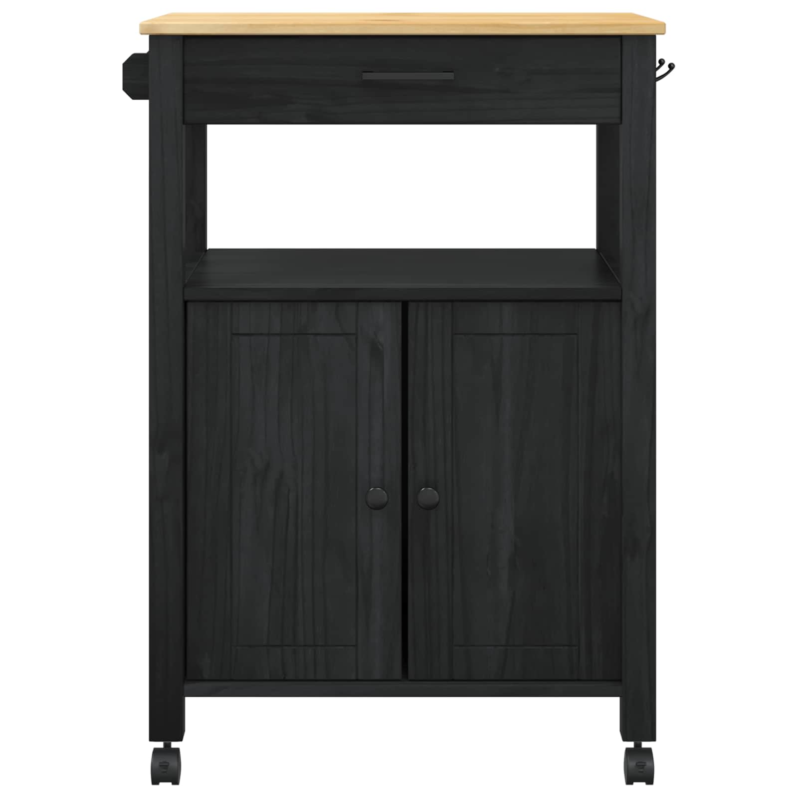 Carro de Cocina MONZA Negro 60 x 40 x 88,5 cm