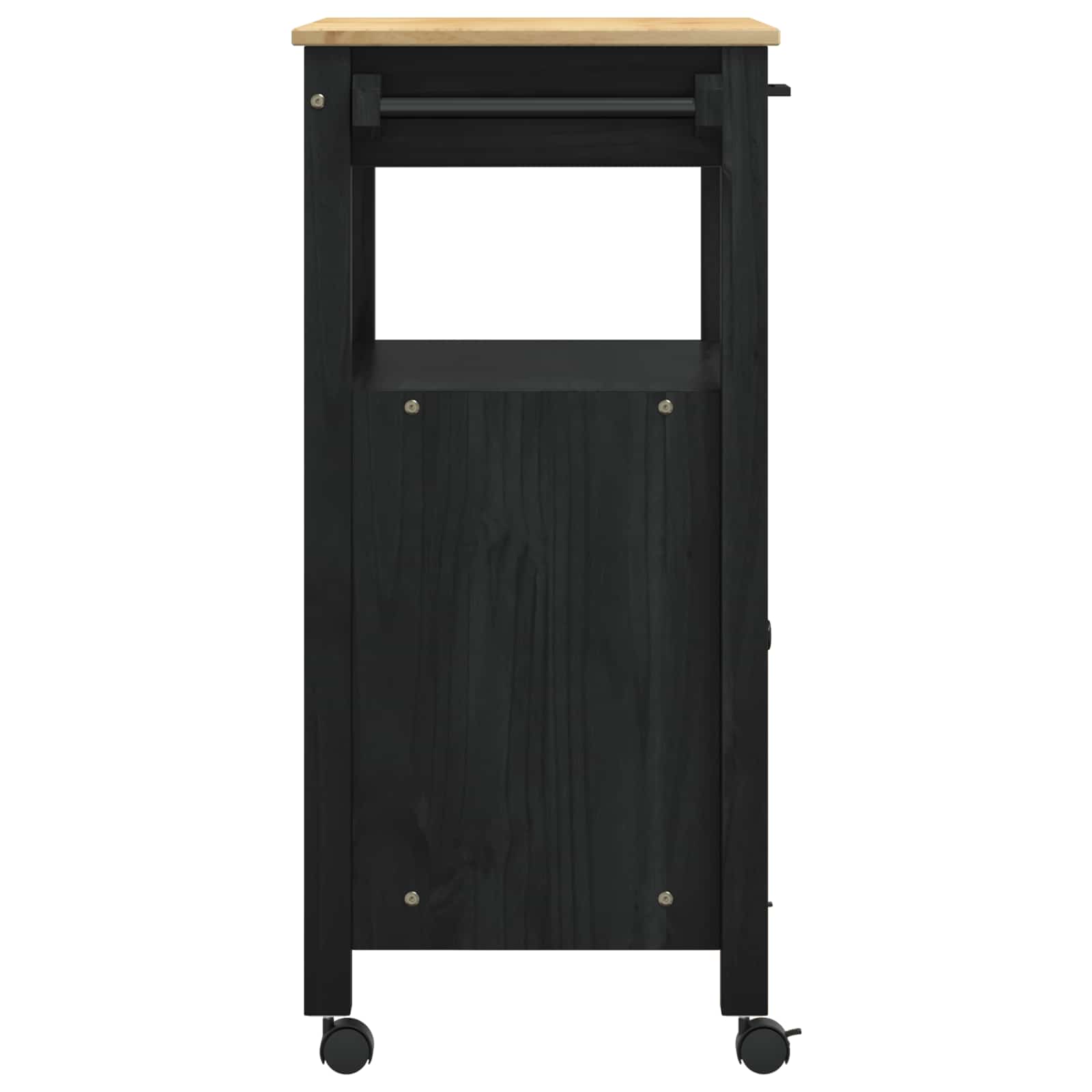 Carro de Cocina MONZA Negro 60 x 40 x 88,5 cm