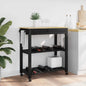Carro de Cocina MONZA Negro 48 x 40 x 88,5 cm