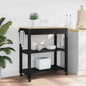Carro de Cocina MONZA Negro 60 x 40 x 88,5 cm