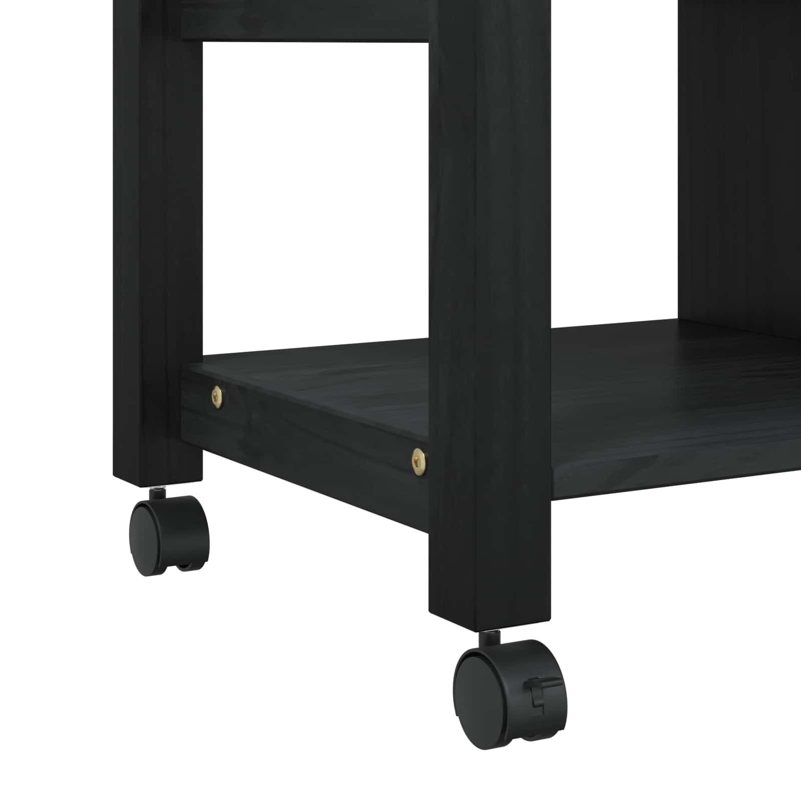 Carro de Cocina MONZA Negro 84 x 40 x 88,5 cm