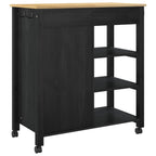 Carro de Cocina MONZA Negro 84 x 40 x 88,5 cm