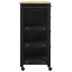 Carro de Cocina MONZA Negro 84 x 40 x 88,5 cm