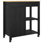 Carro de Cocina MONZA Negro 84 x 40 x 88,5 cm