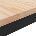 Mesa de Café Natural 100 x 100 x 45 cm Madera de pino macizo