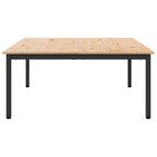 Mesa de Café Natural 100 x 100 x 45 cm Madera de pino macizo