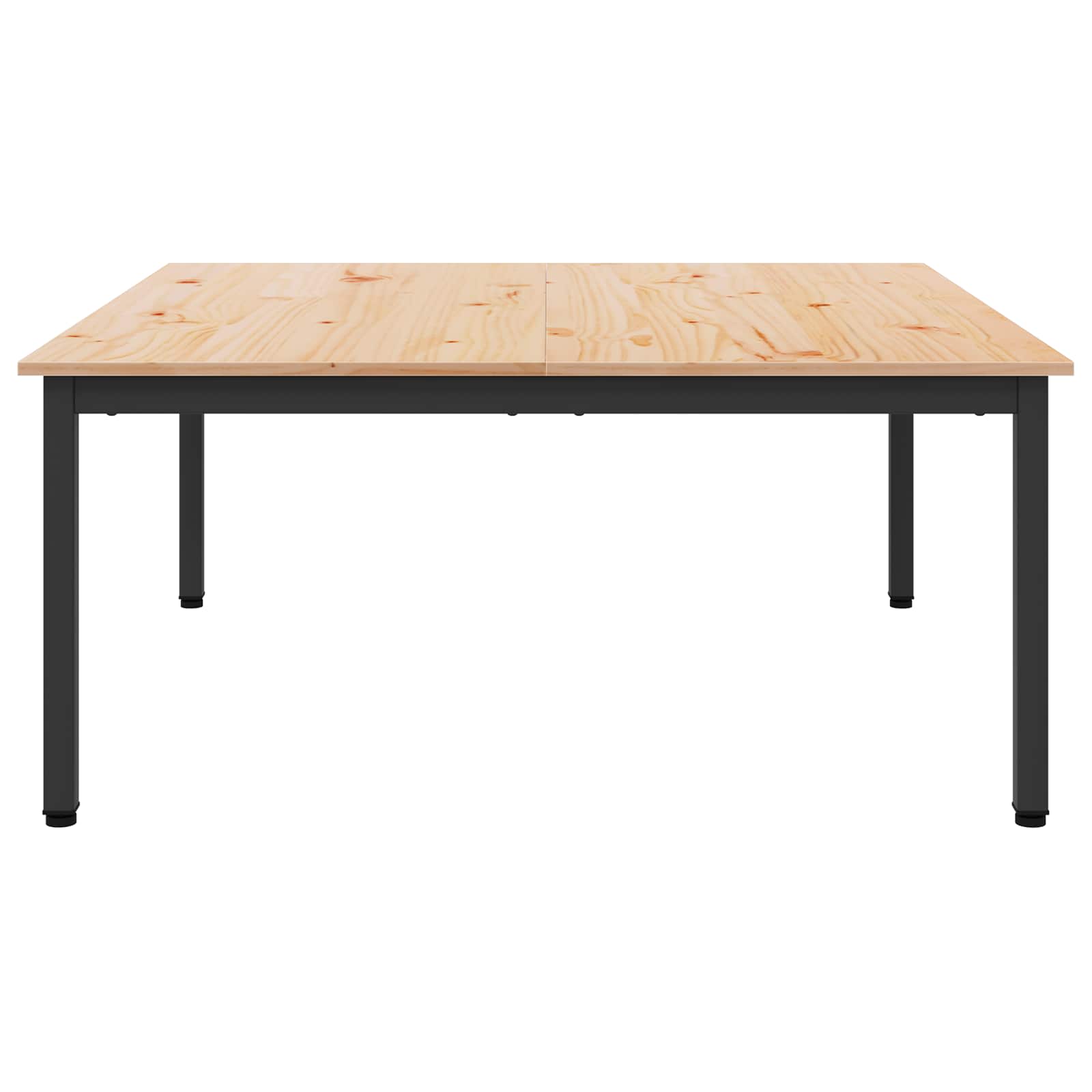 Mesa de Café Natural 100 x 100 x 45 cm Madera de pino macizo