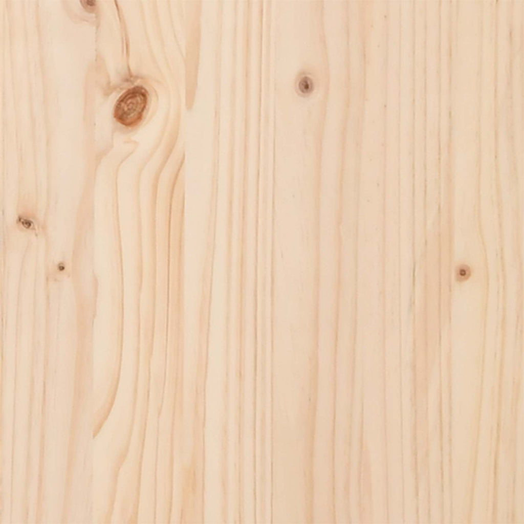 Mesa de Café Natural 100 x 100 x 45 cm Madera de pino macizo