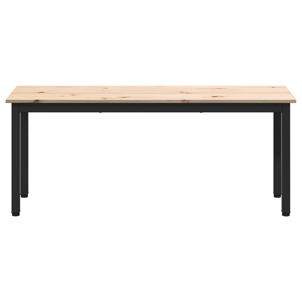 Banco Natural 110 x 35 x 45 cm Madera de pino macizo