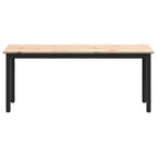 Banco Natural 110 x 35 x 45 cm Madera de pino macizo