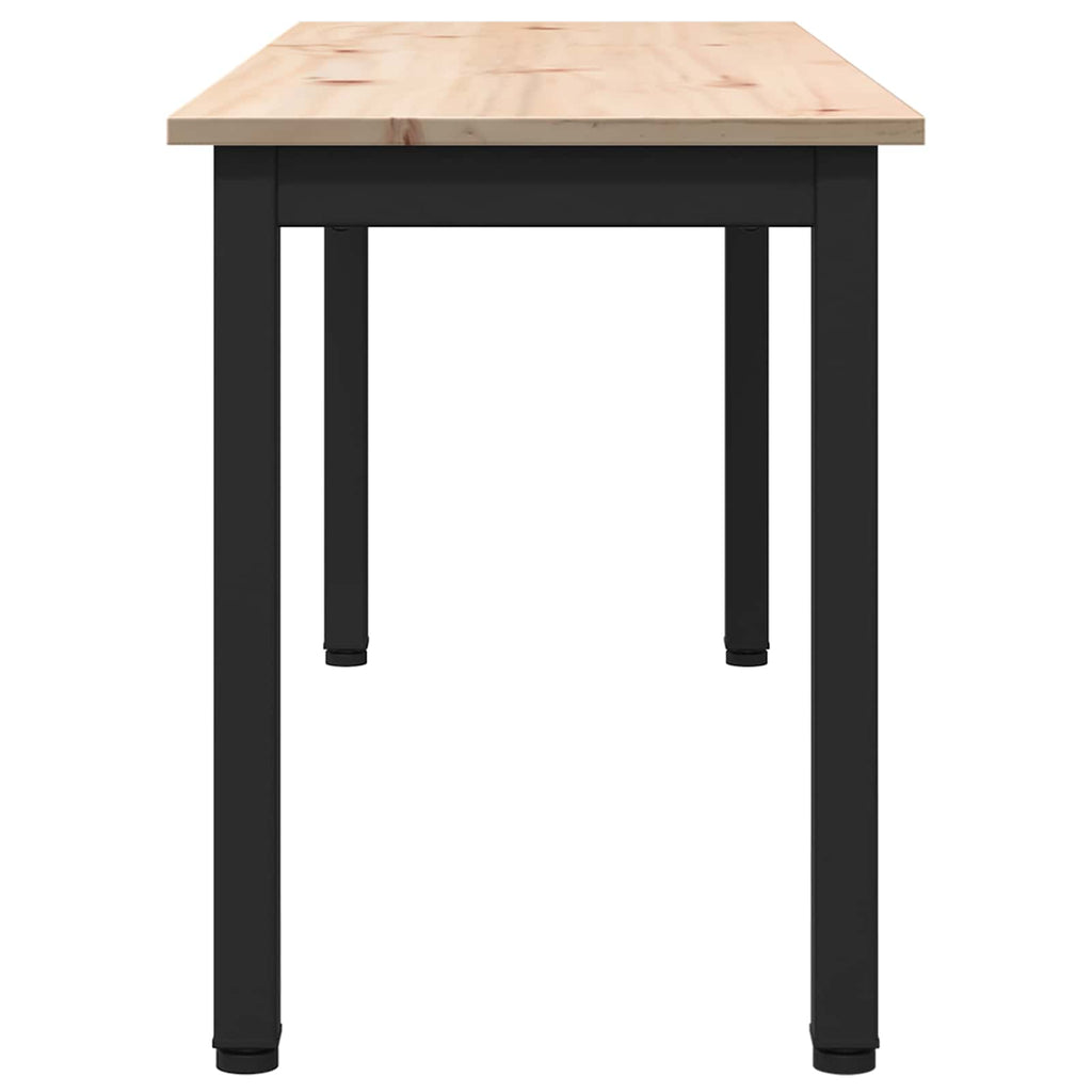 Banco Natural 110 x 35 x 45 cm Madera de pino macizo