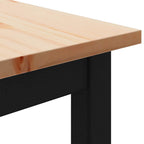 Mesa de Comedor Natural 110 x 110 x 75 cm Madera de pino macizo