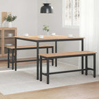 Mesa de Comedor Natural 110 x 110 x 75 cm Madera de pino macizo