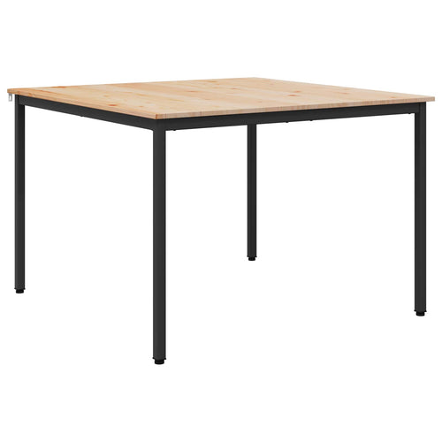 Natural Dining Table 110 x 110 x 75 cm Solid pine wood