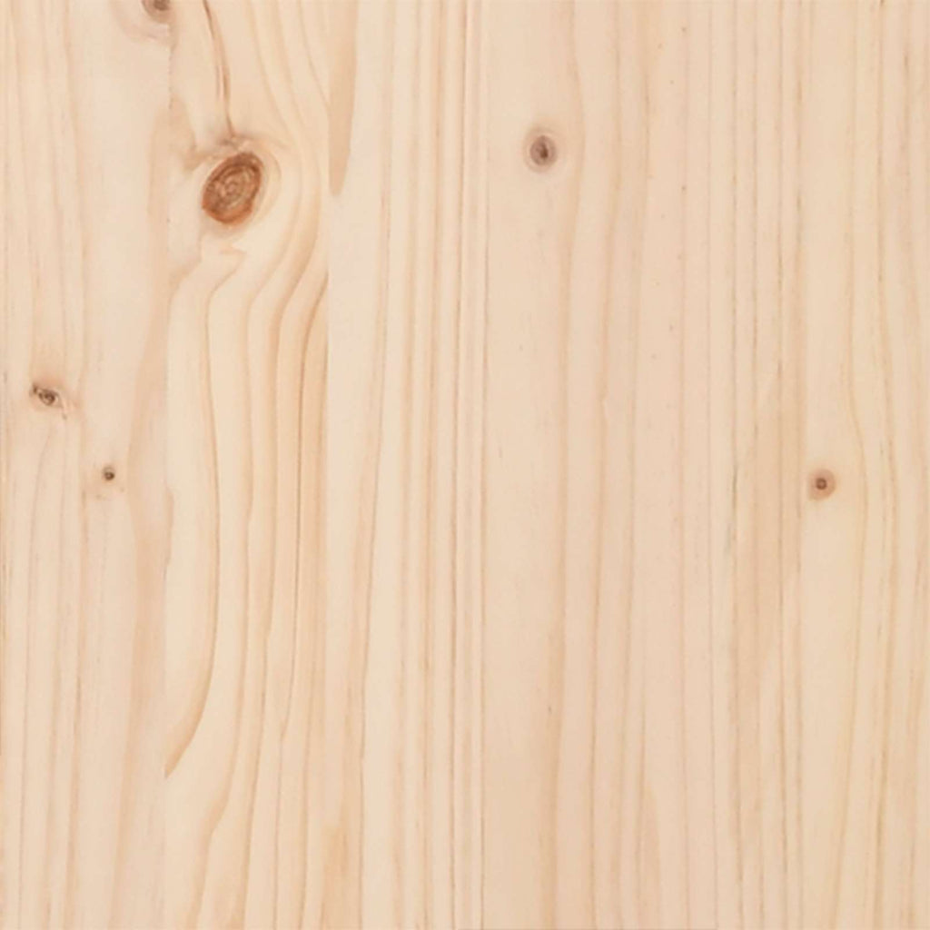 Mesa de Comedor Natural 110 x 110 x 75 cm Madera de pino macizo