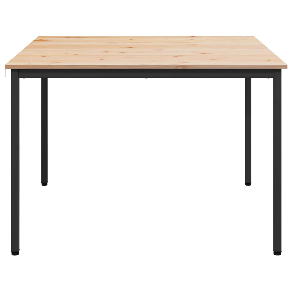 Mesa de Comedor Natural 110 x 110 x 75 cm Madera de pino macizo