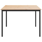 Mesa de Comedor Natural 110 x 110 x 75 cm Madera de pino macizo